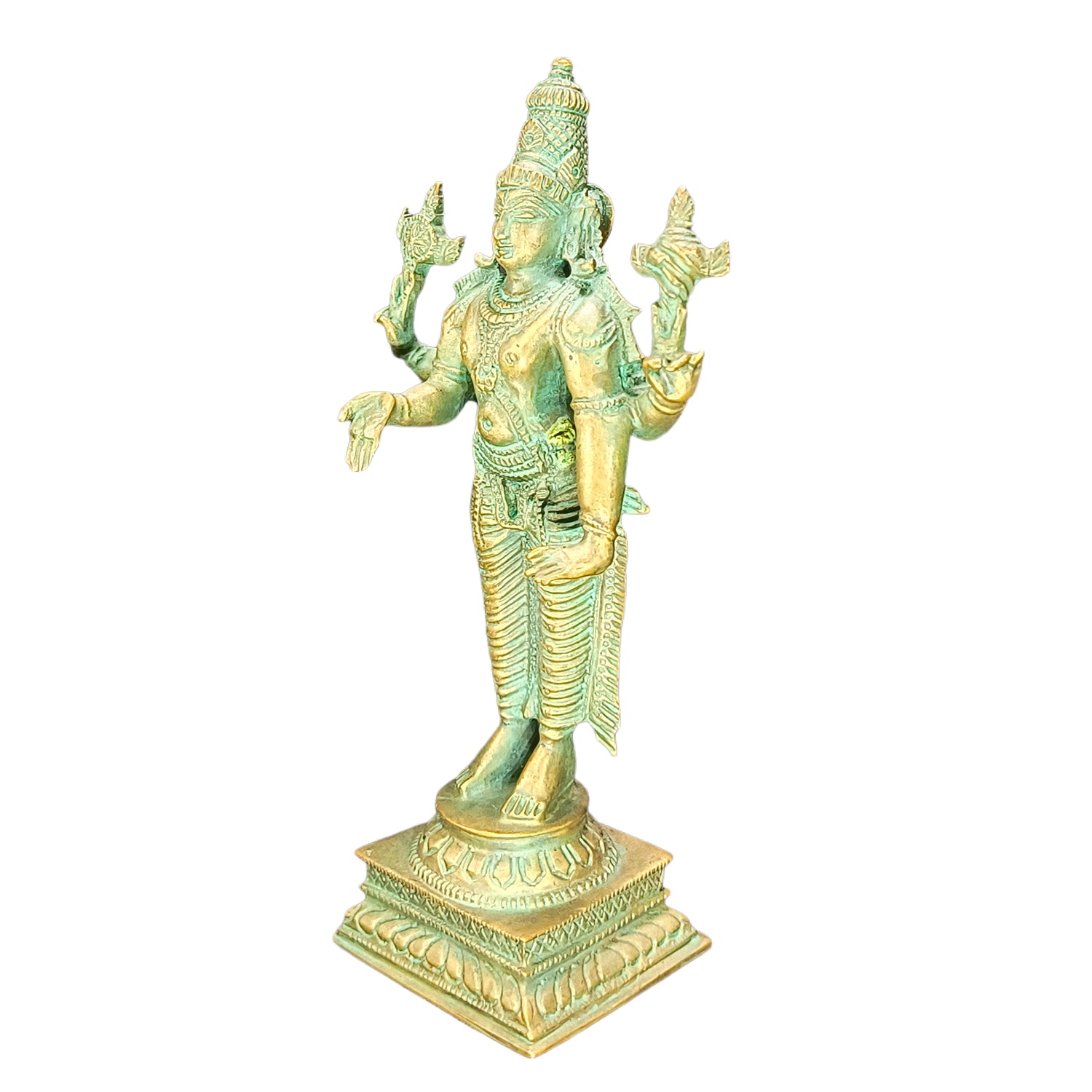 Relaxing Ganesh handcrafted wooden idol