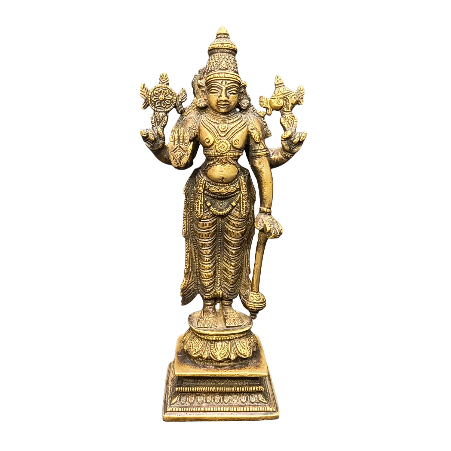 Relaxing Ganesh handcrafted wooden idol