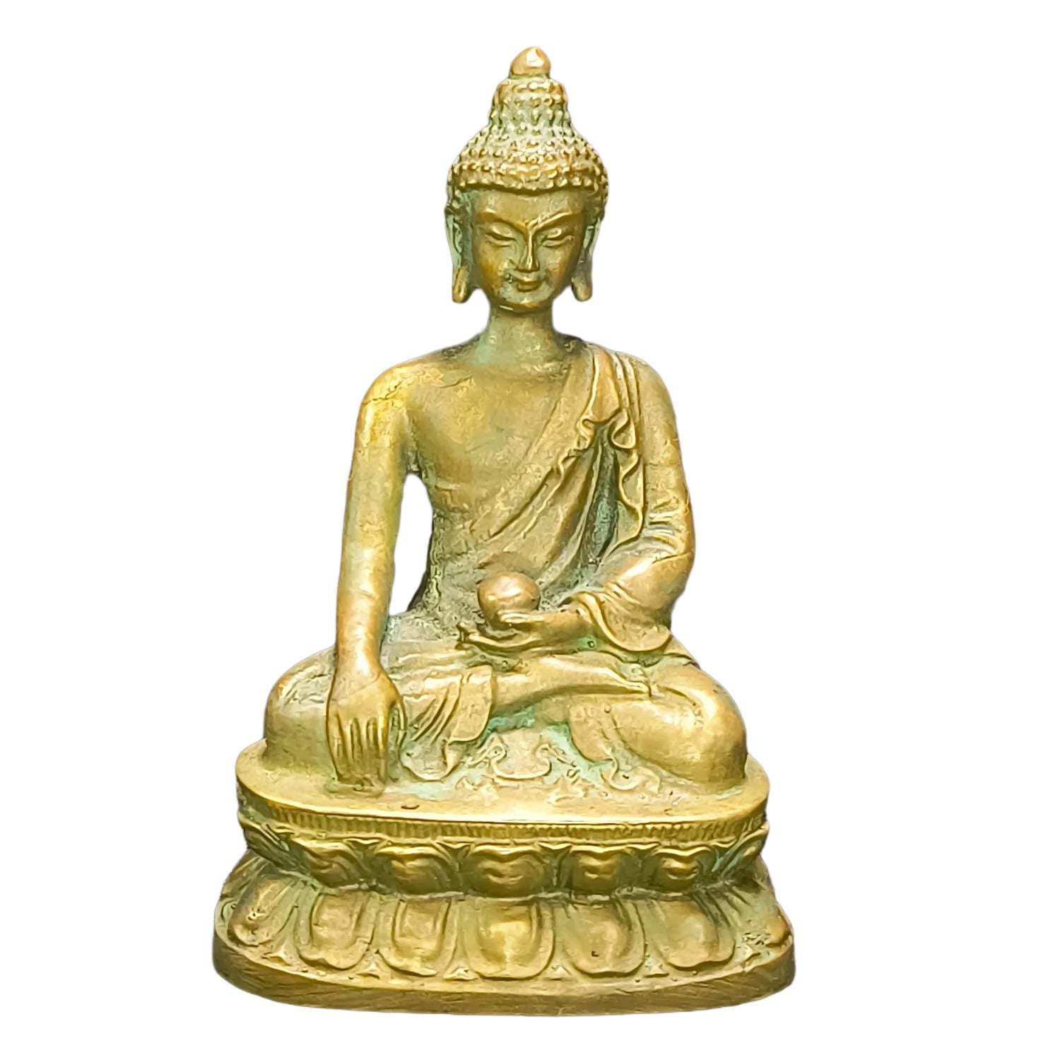 Relaxing Ganesh handcrafted wooden idol