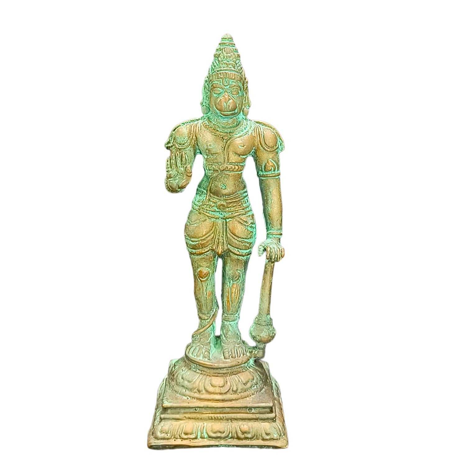 Relaxing Ganesh handcrafted wooden idol