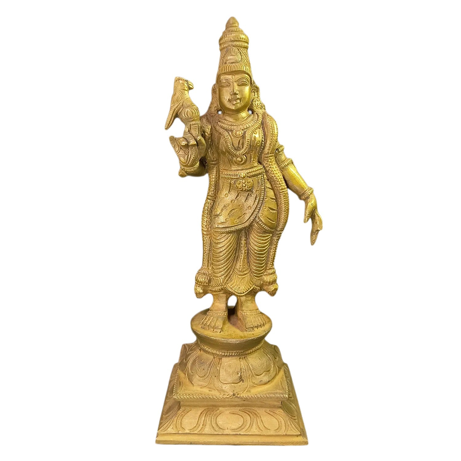 Relaxing Ganesh handcrafted wooden idol