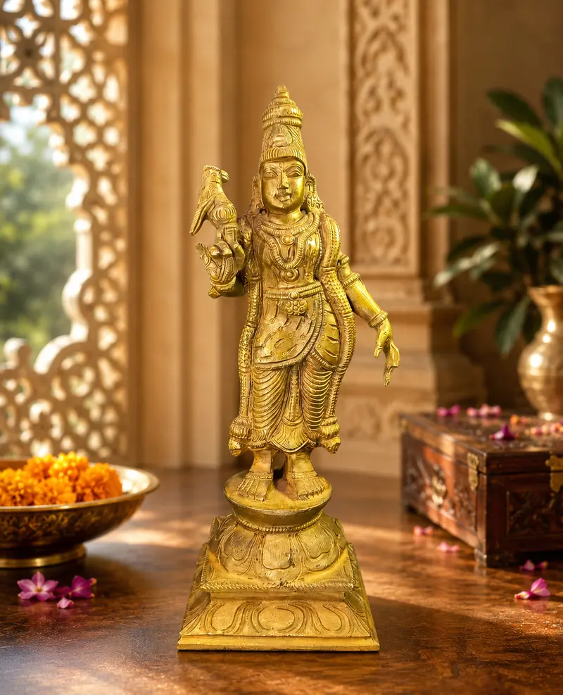 Relaxing Ganesh handcrafted wooden idol