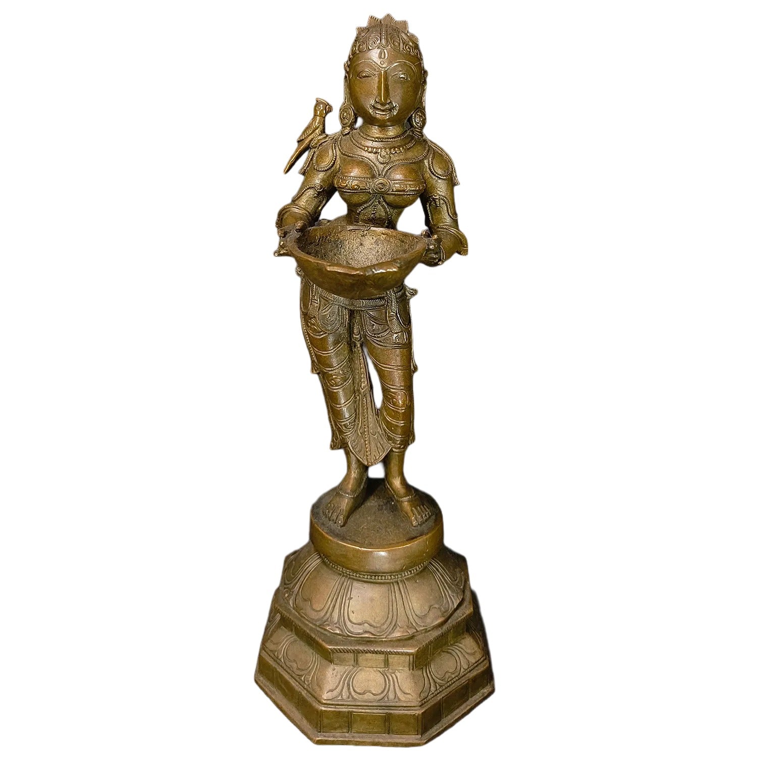 Relaxing Ganesh handcrafted wooden idol