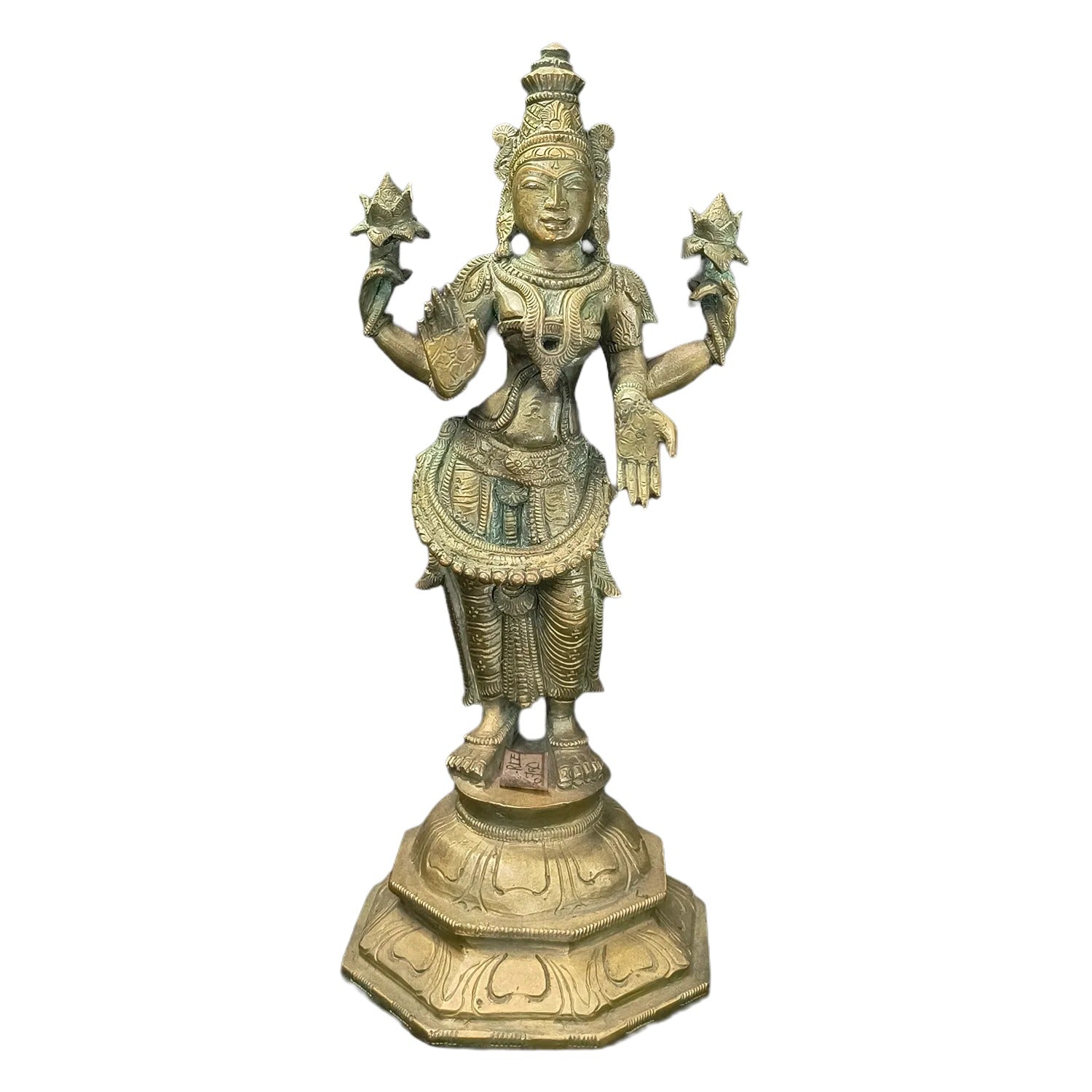 Relaxing Ganesh handcrafted wooden idol